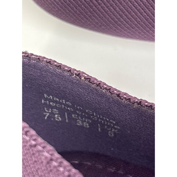 41 Hawthorn Oaklyn Textile Stretch Bow Ballet Flat Shoe Purple Sz 7.5 NWOB - Picture 6 of 6